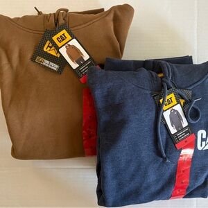 Bundle of 2 Caterpillar Men's Hooded Sweatshirt